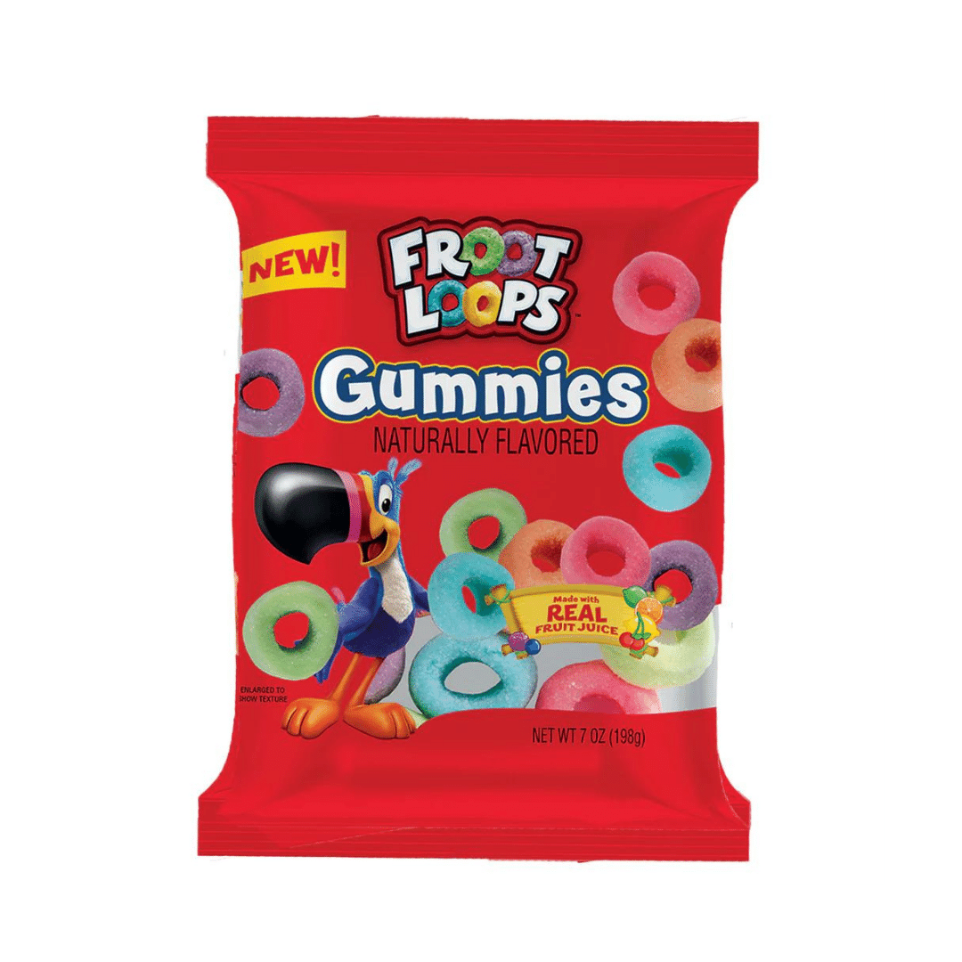 Fruit Loops Gummies (USA) Willy Wacky Snacks