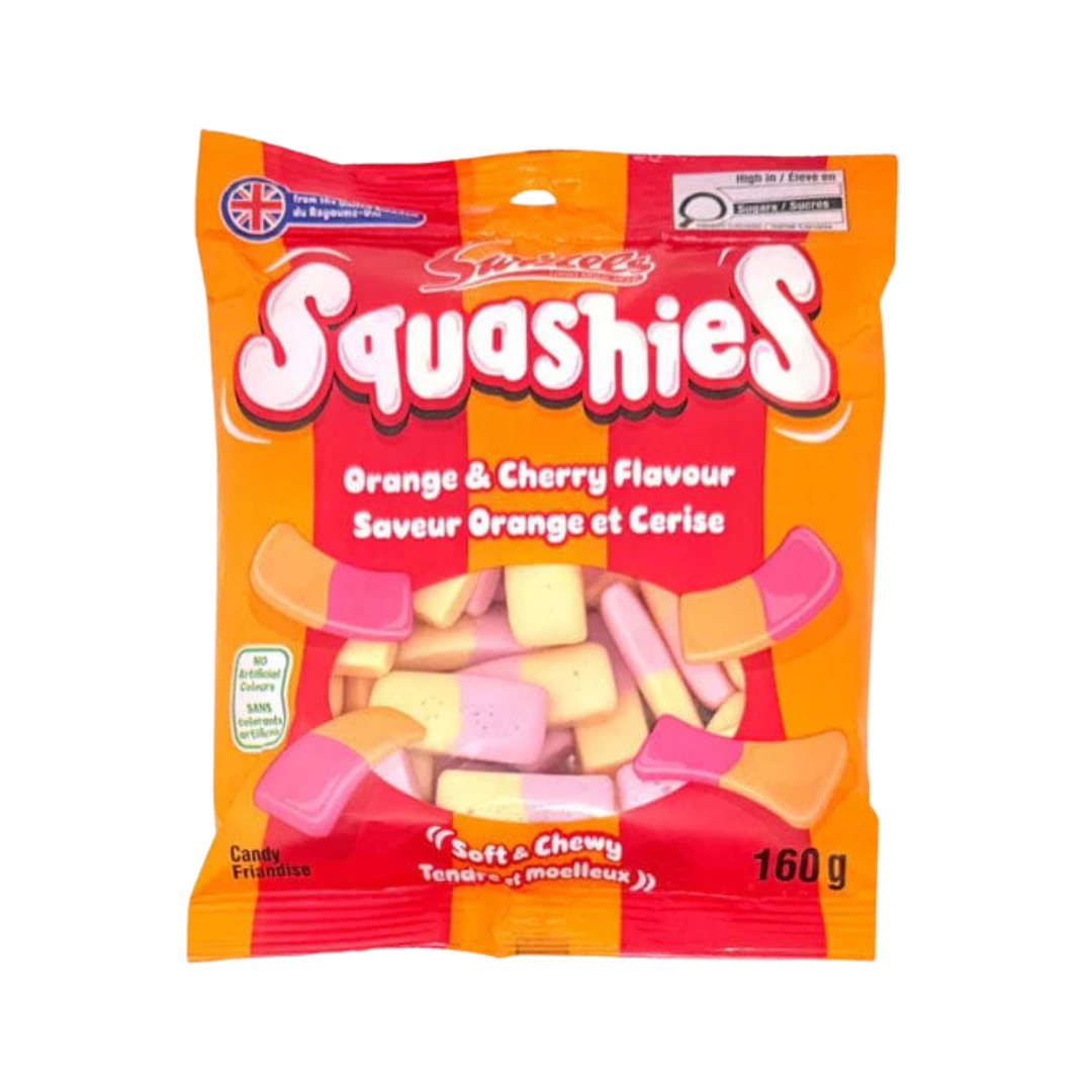 Swizzels Squashies Orange Cherry UK 160g Willy Wacky Snacks swizzels-squashies-orange-cherry-uk-160g-willy-wacky-snacks