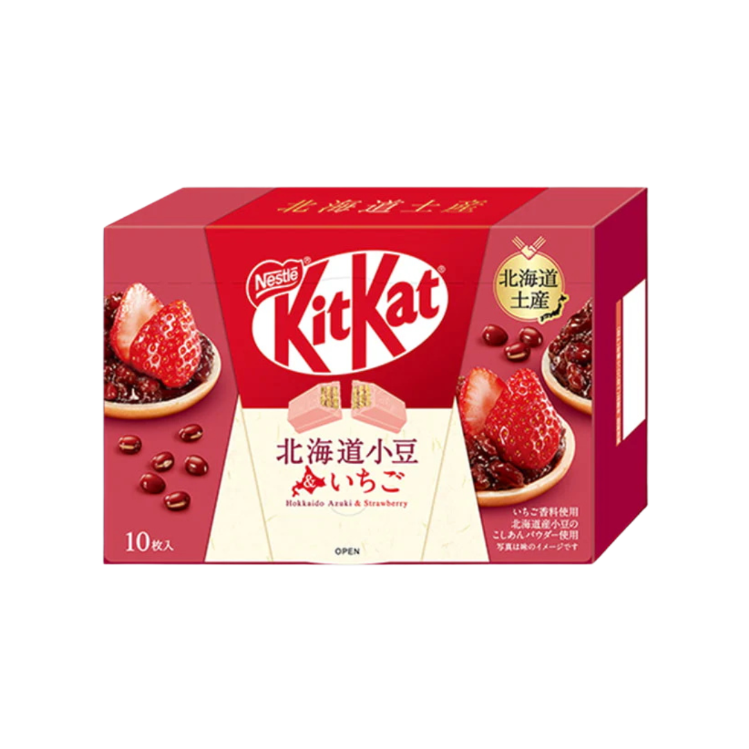 KitKat Strawberry & Bean (Hokkaido, Japan) 10pk Collectible BBD