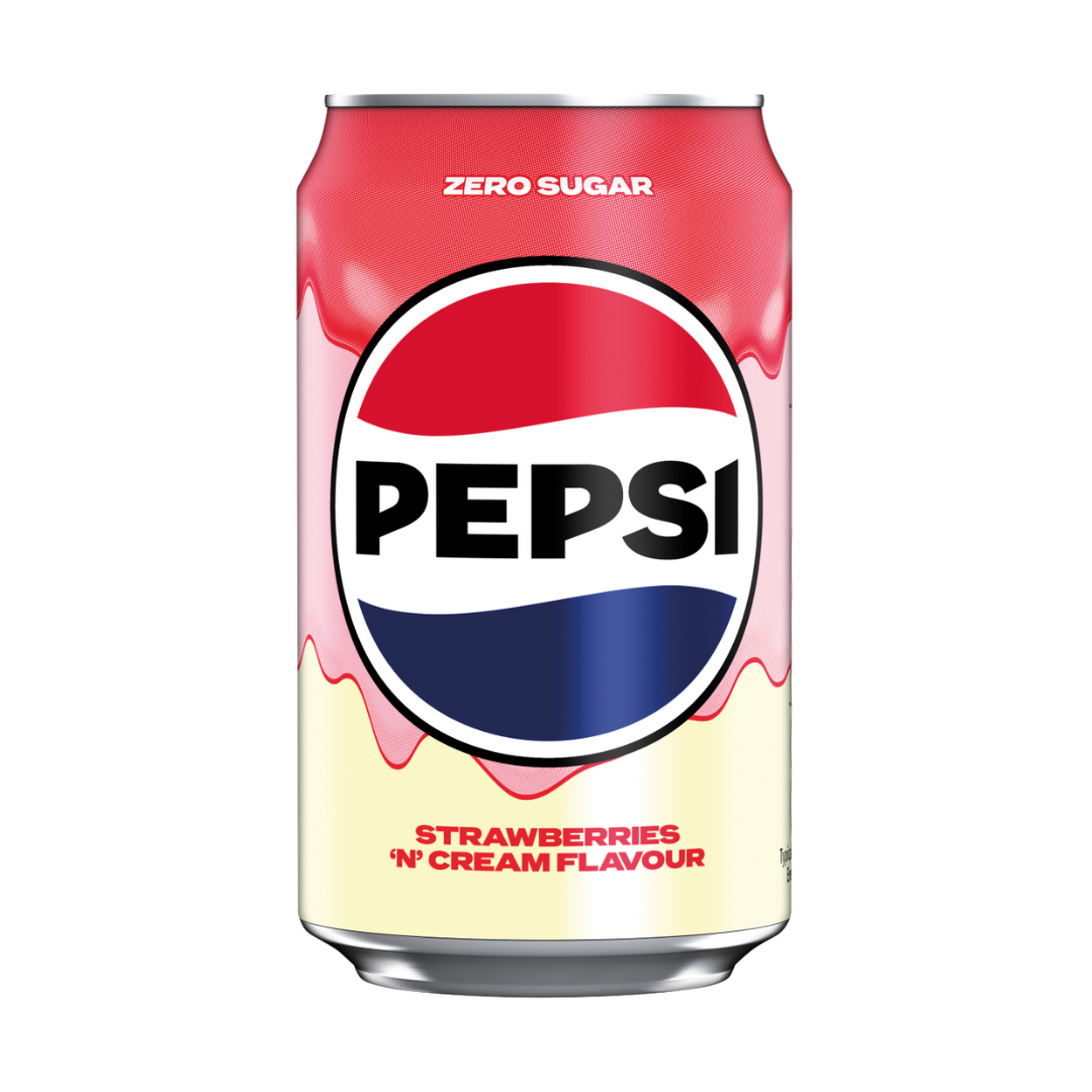 Pepsi Strawberry 'N' Cream (EU) – Willy Wacky Snacks
