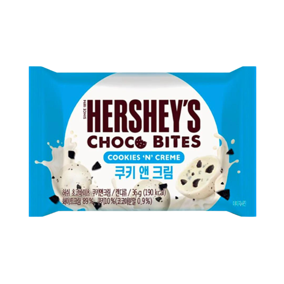Hershey's Choco Bites Cookies 'N' Cream (Korea) – Willy Wacky Snacks