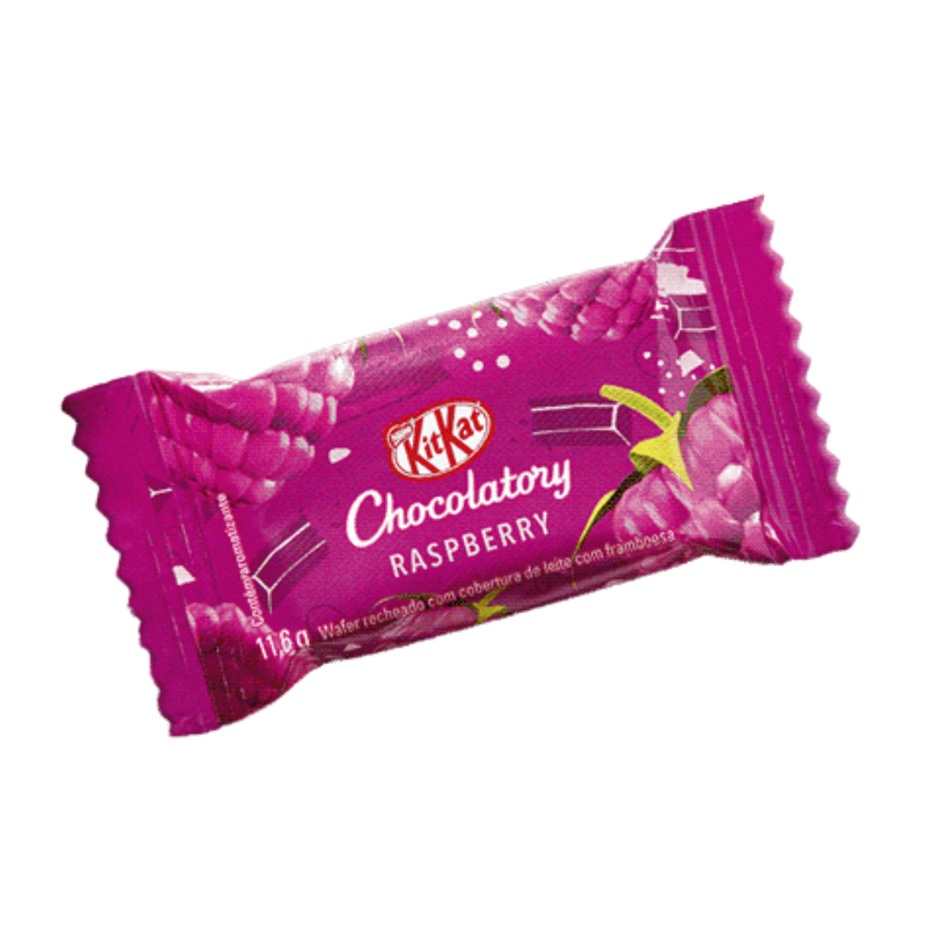 Kit Kat Chocolatory Raspberry Brazil 11 6g Willy Wacky Snacks kit-kat-chocolatory-raspberry-brazil-11-6g-willy-wacky-snacks