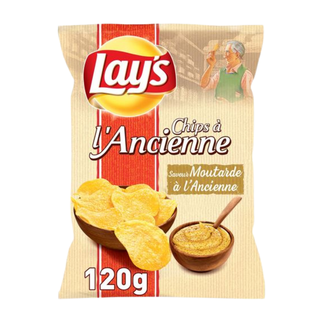 Lays Mustard (France) 120g Willy Wacky Snacks