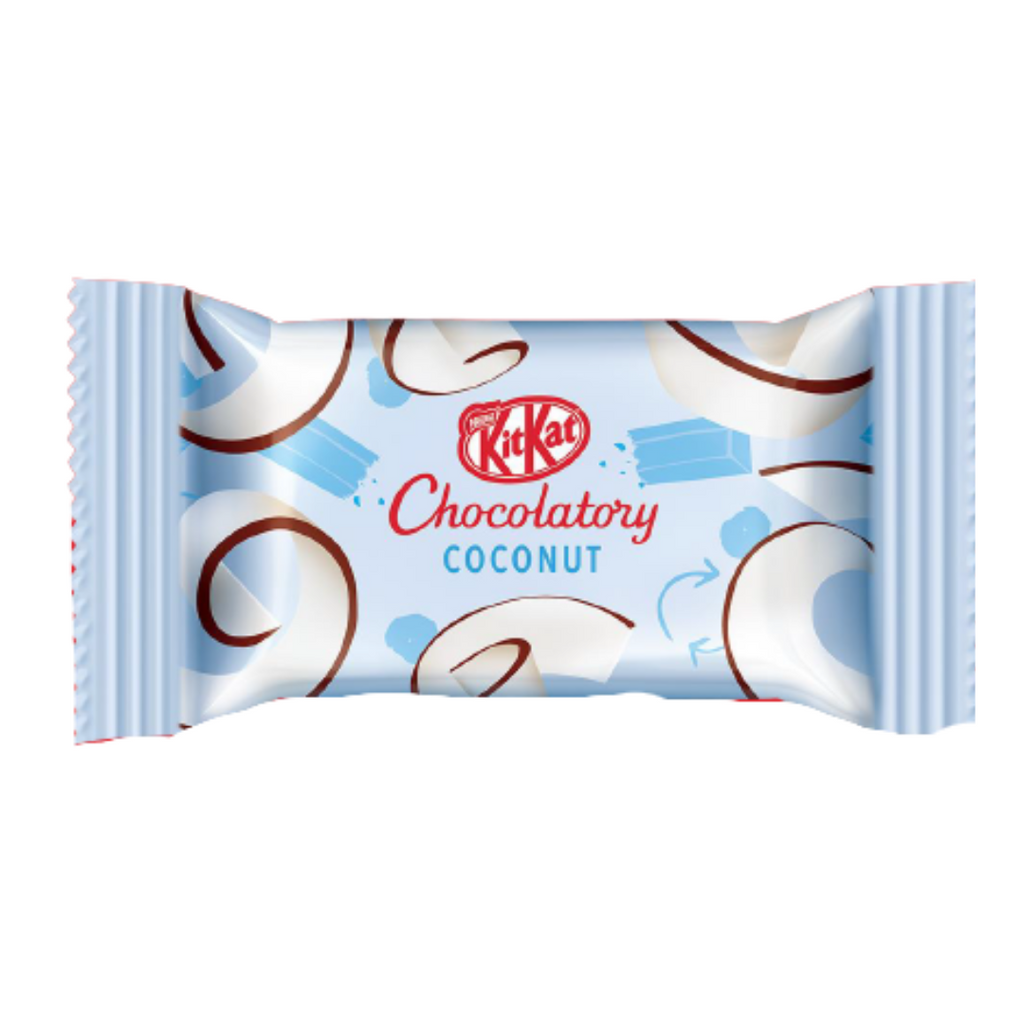 Chocolatory Kit Kat Chocolatory Coconut (Brazil) 11.6g – Willy Wacky Snacks