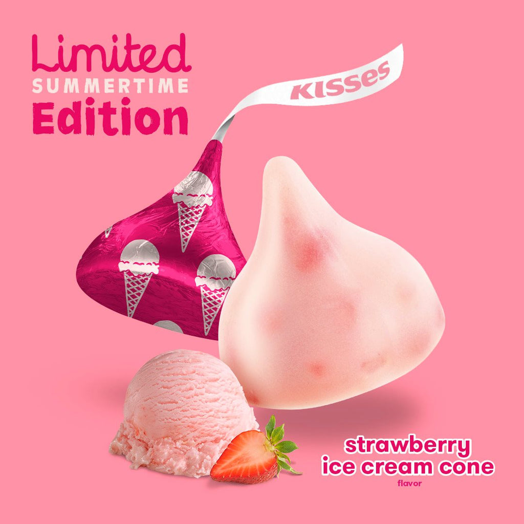 Hershey Kisses Strawberry Ice Cream - Willy Wacky Snacks