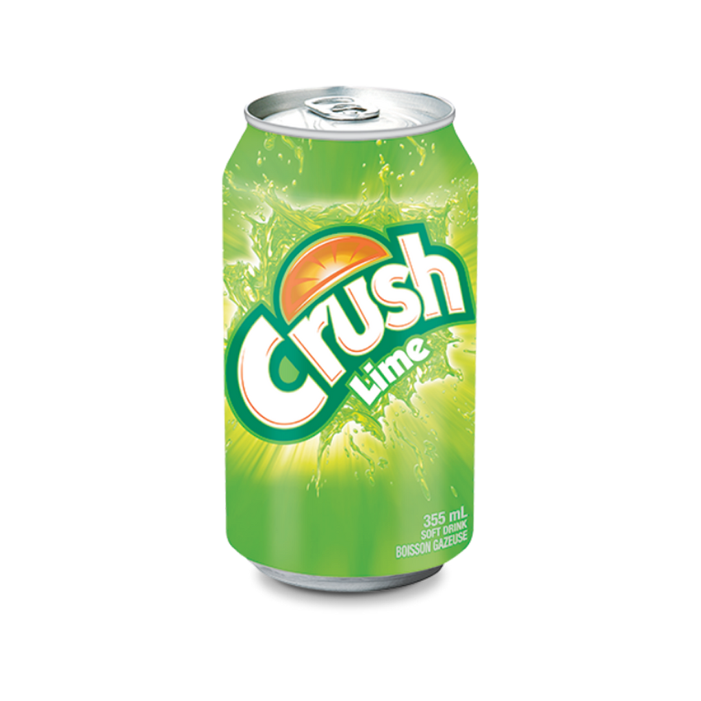 Canadian Crush Lime flavour Exotic Pop fizzy 