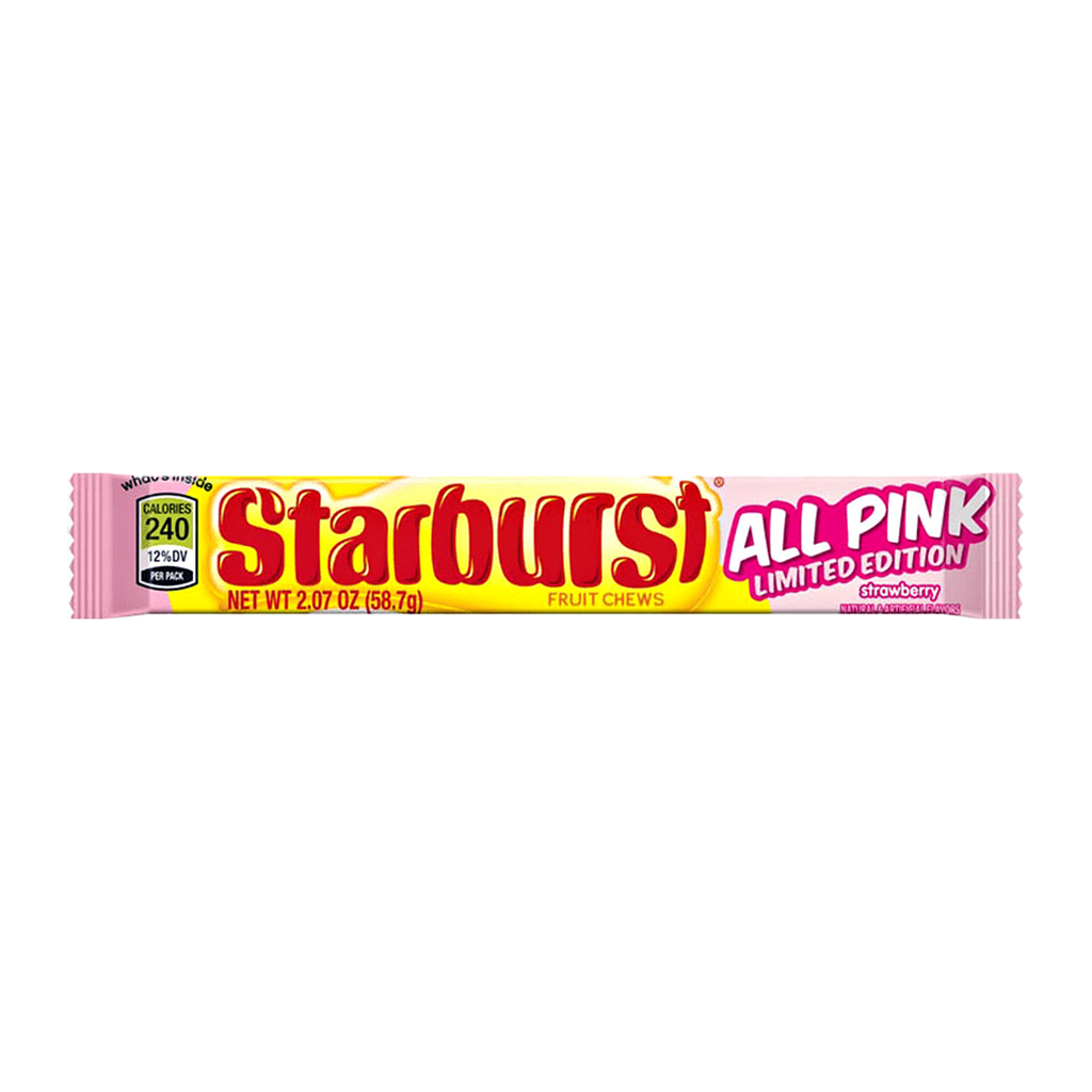 Starburst All Pink Limited Edition rare exotic gummy candy
