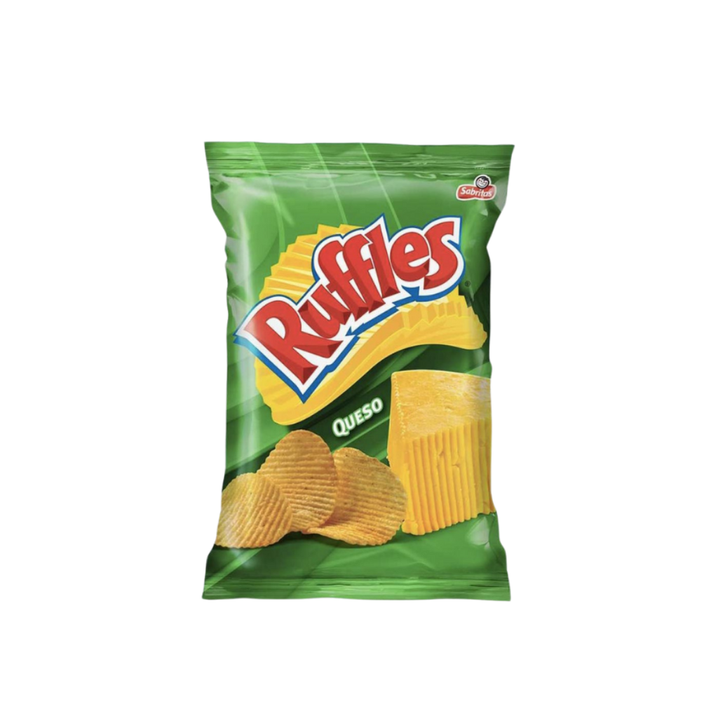 Sabritas Ruffles Queso (Mexico) rare exotic chips crisps