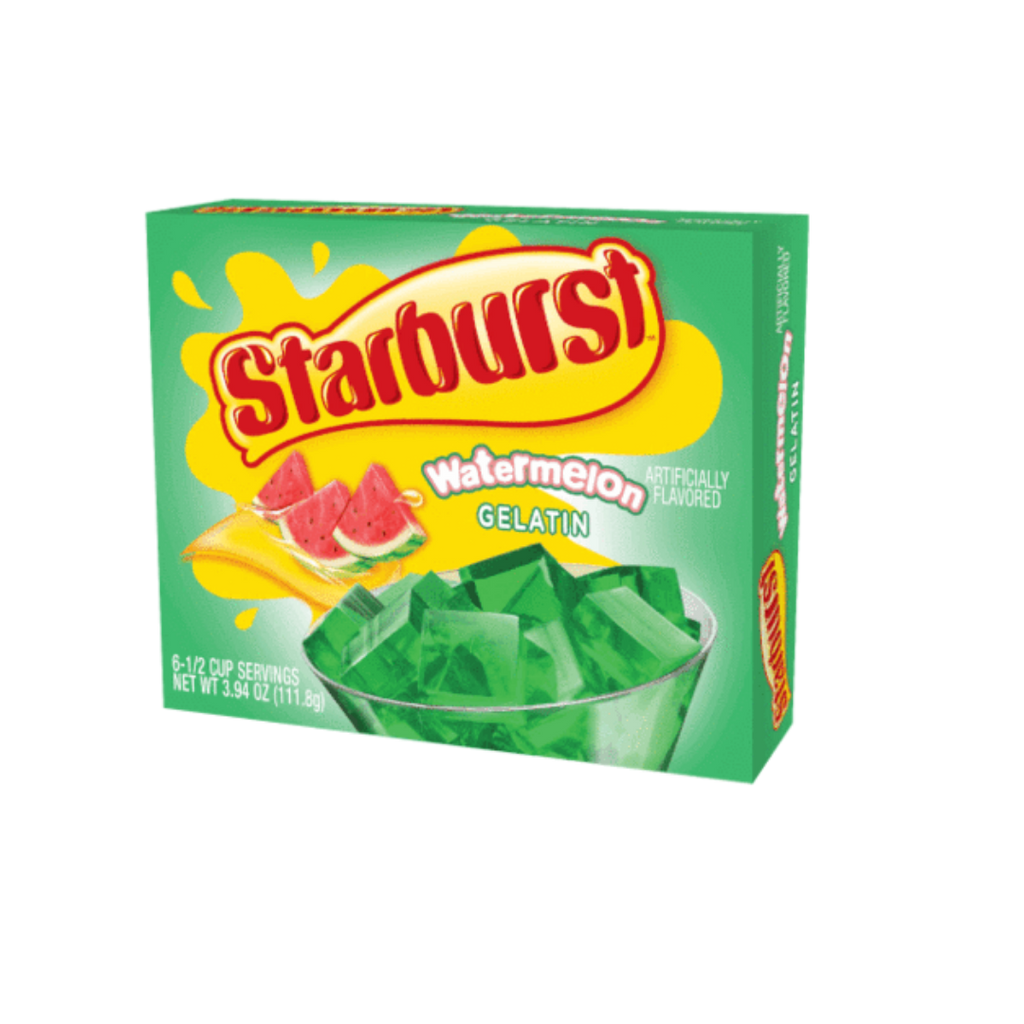 Starburst Gelatin Watermelon rare exotic Jello Candy