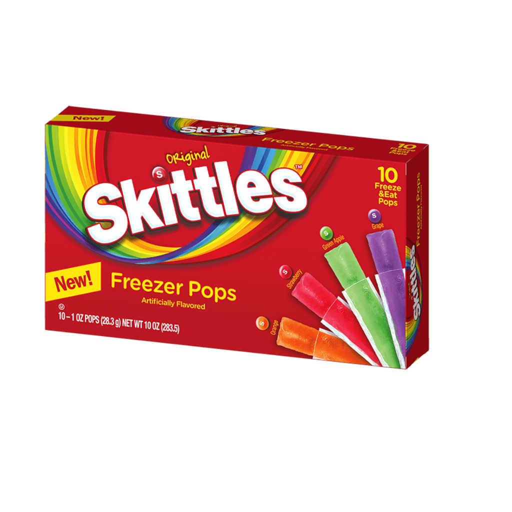 Skittles Freezer Pops 10pk freezies ice