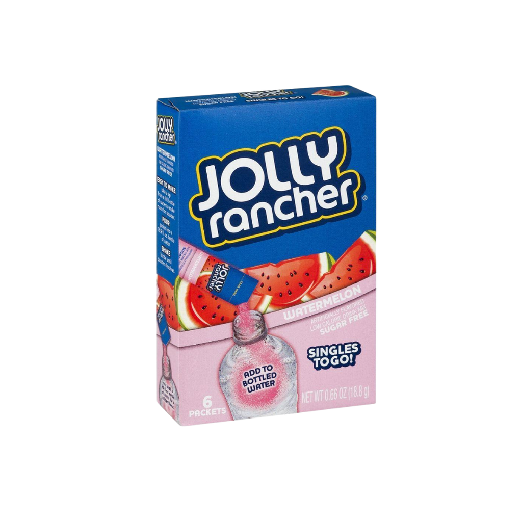 Jolly Rancher Singles To Go (Watermelon) Rare Exotic Water Powder Mix