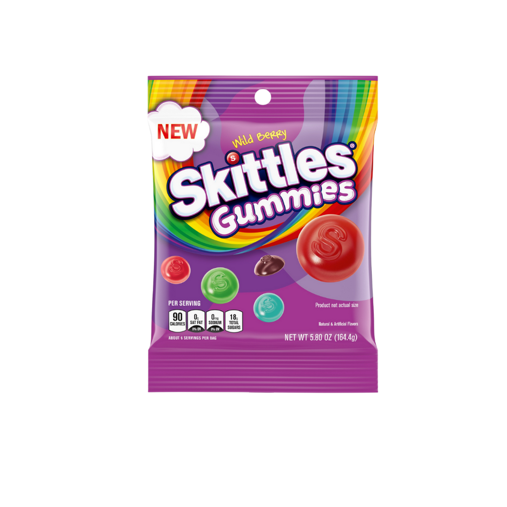 Skittles Gummies Wild Berry rare exotic gummy candy