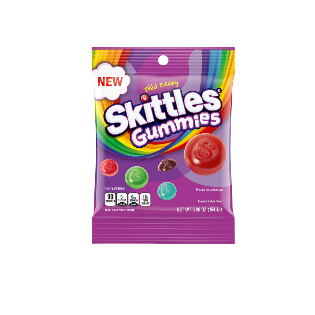 Skittles Gummies Wild Berry rare exotic gummy candy