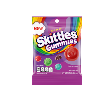 Skittles Gummies Wild Berry rare exotic gummy candy