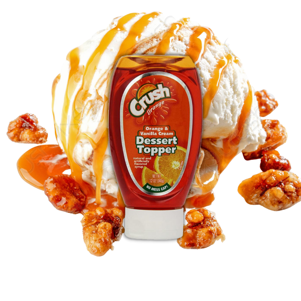 Crush Orange & Vanilla Topper - Willy Wacky Snacks