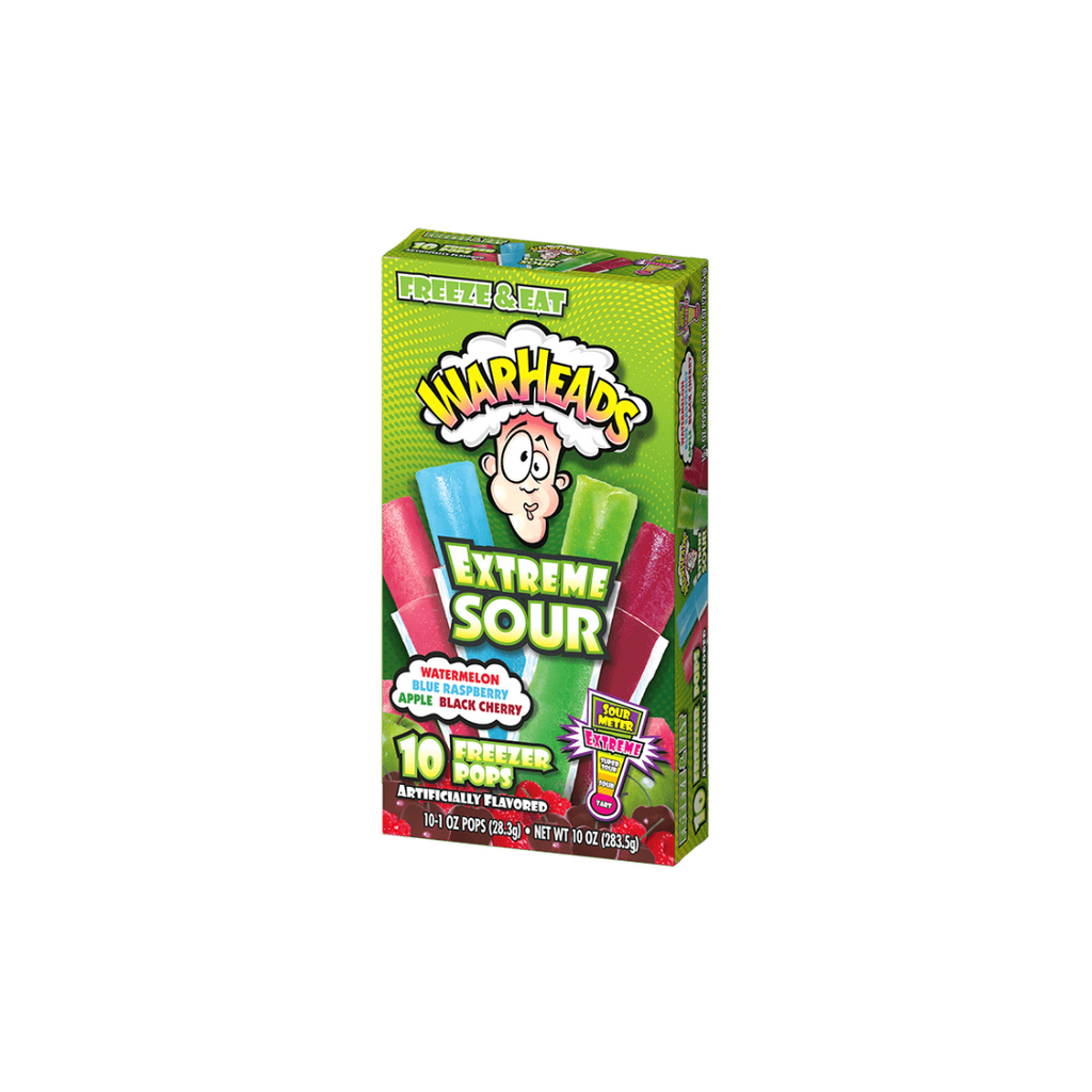 War Heads Extreme Sour Freezer Pop Freezies rare and exotic