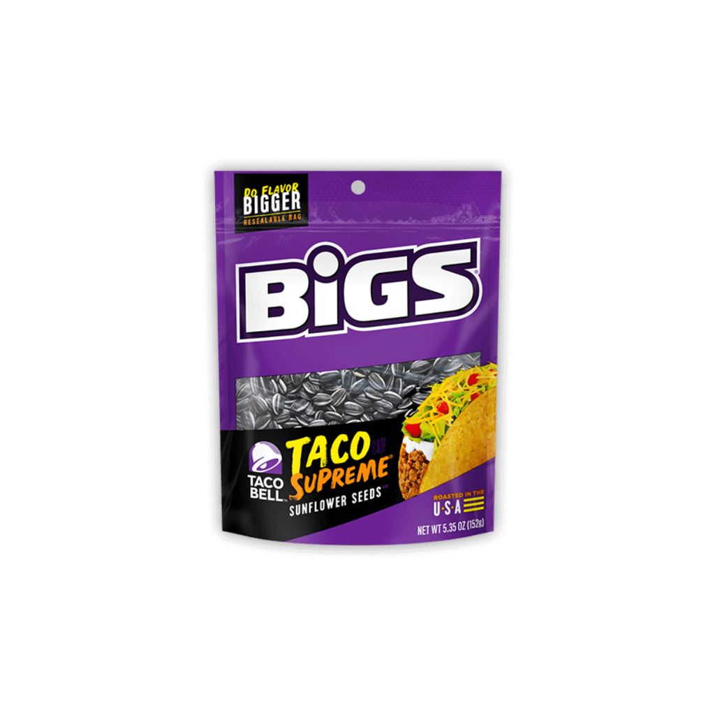 Taco Bell Taco Supreme Bigs Sunflower Seeds