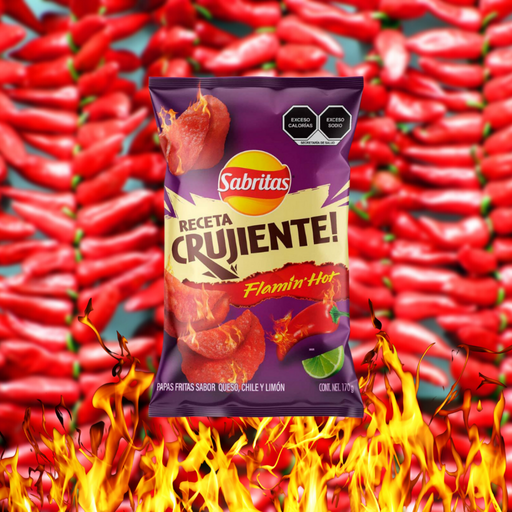 Lay's Sabritas Flamin Hot (Mexico) - Willy Wacky Snacks