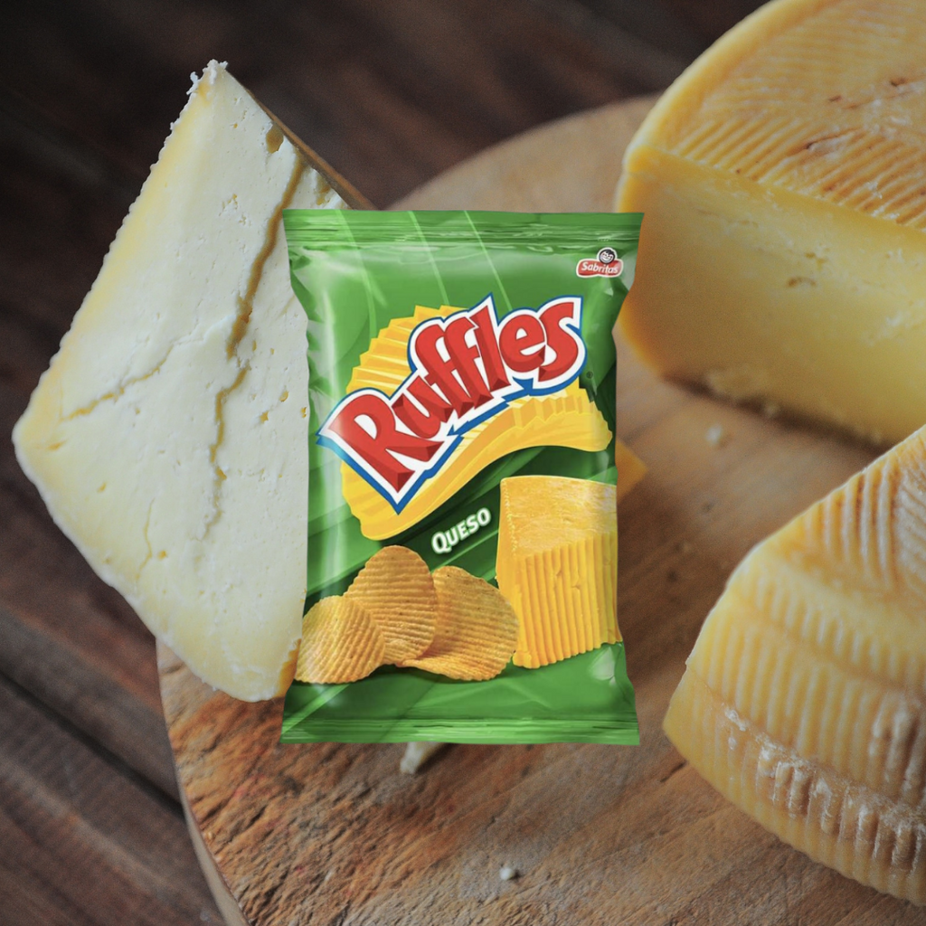 Sabritas Ruffles Queso (Mexico) - Willy Wacky Snacks