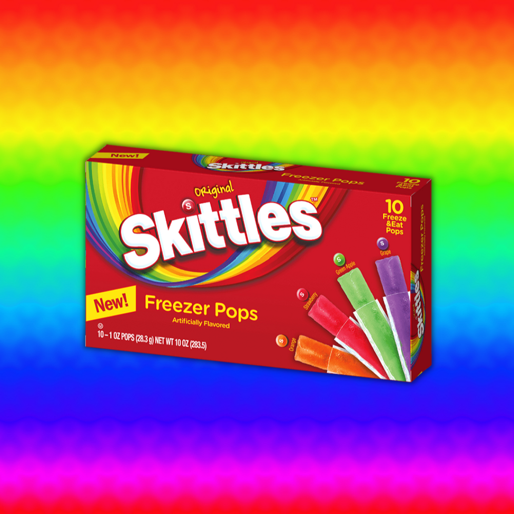 Skittles Freezer Pops 10pk - Willy Wacky Snacks