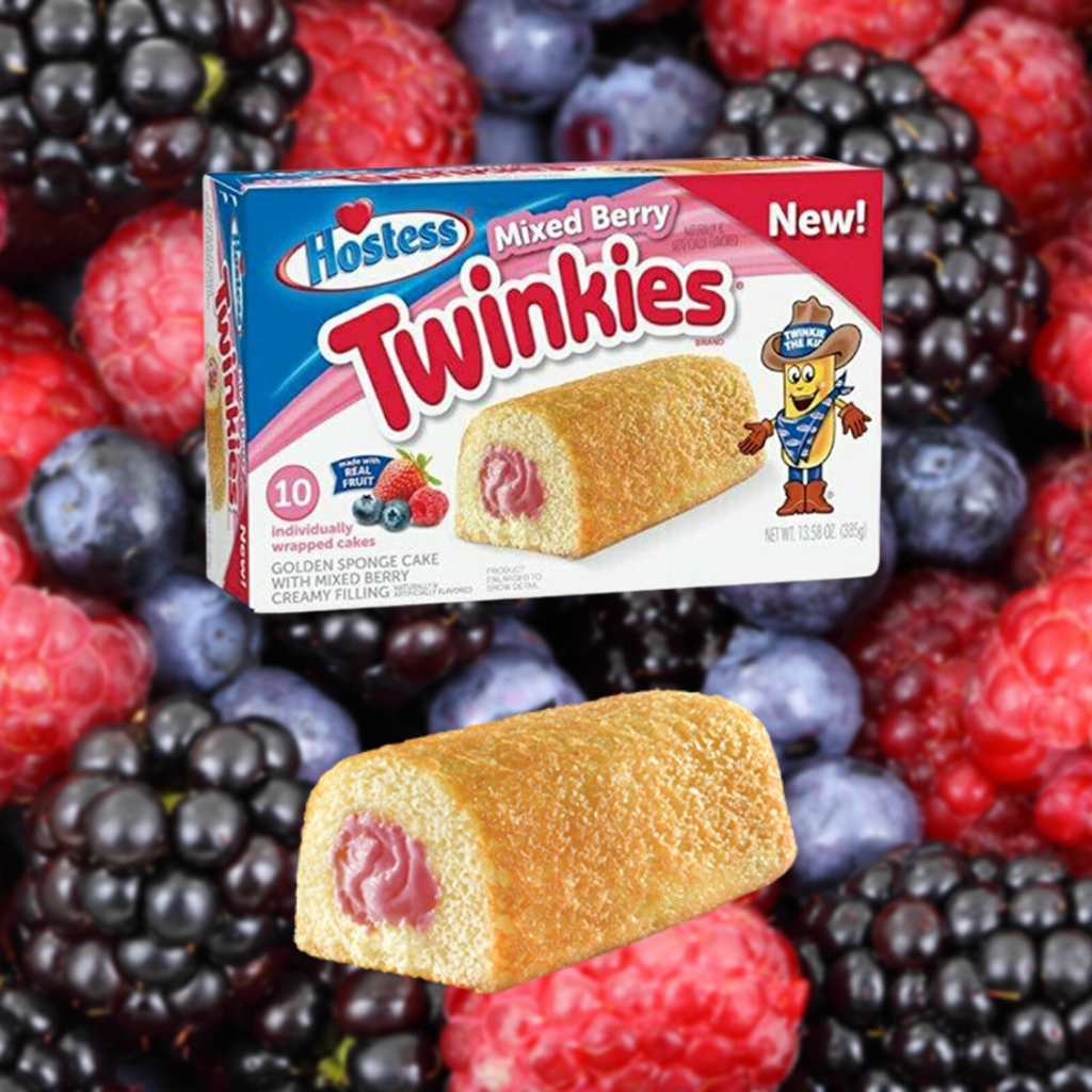 Mixed Berry Twinkies (10 Count) - Willy Wacky Snacks