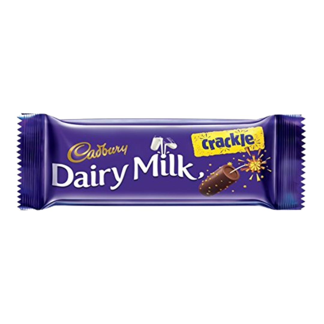 Cadbury Dairy Milk Crackle (India) 36g Willy Wacky Snacks